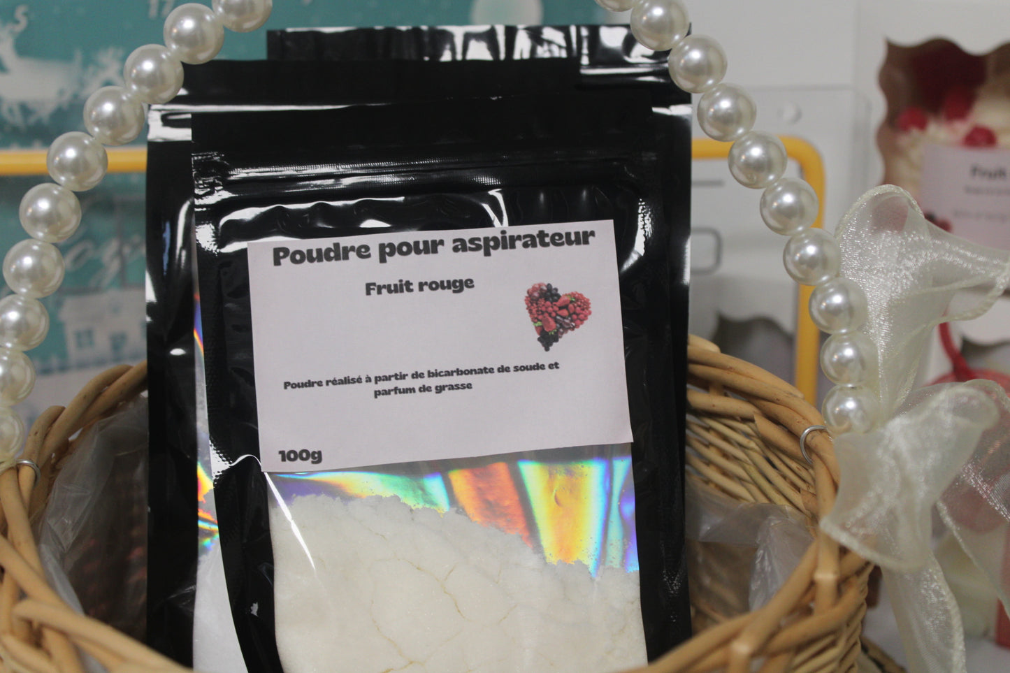 Poudre pour aspirateur Fruit rouge