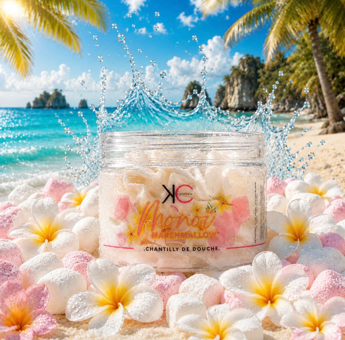 Chantilly de douche monoi vanille