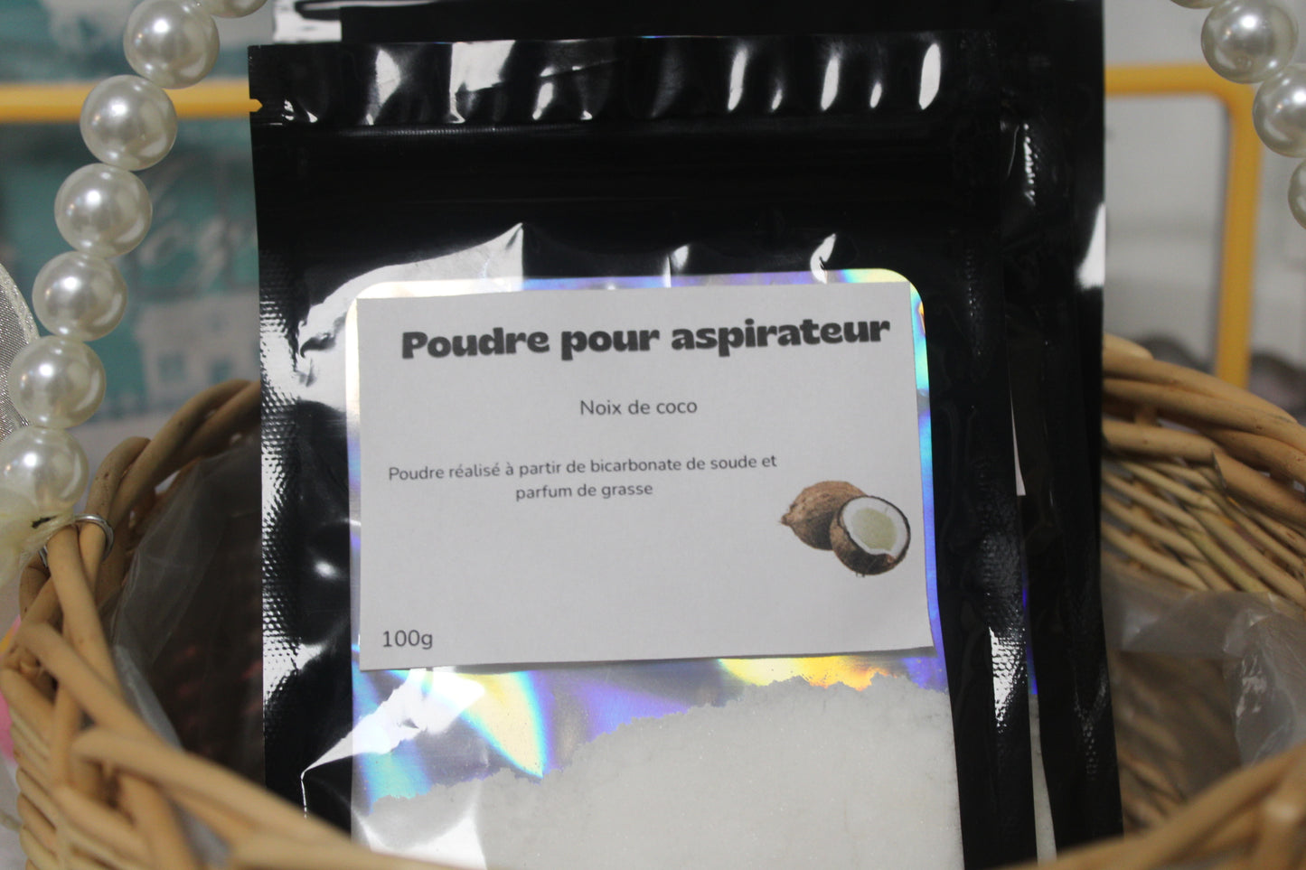 Poudre pour aspirateur Noix de coco