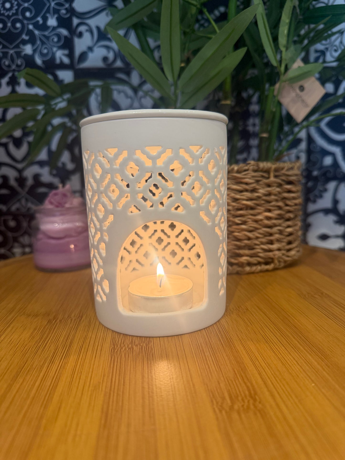 Brûleur blanc matte