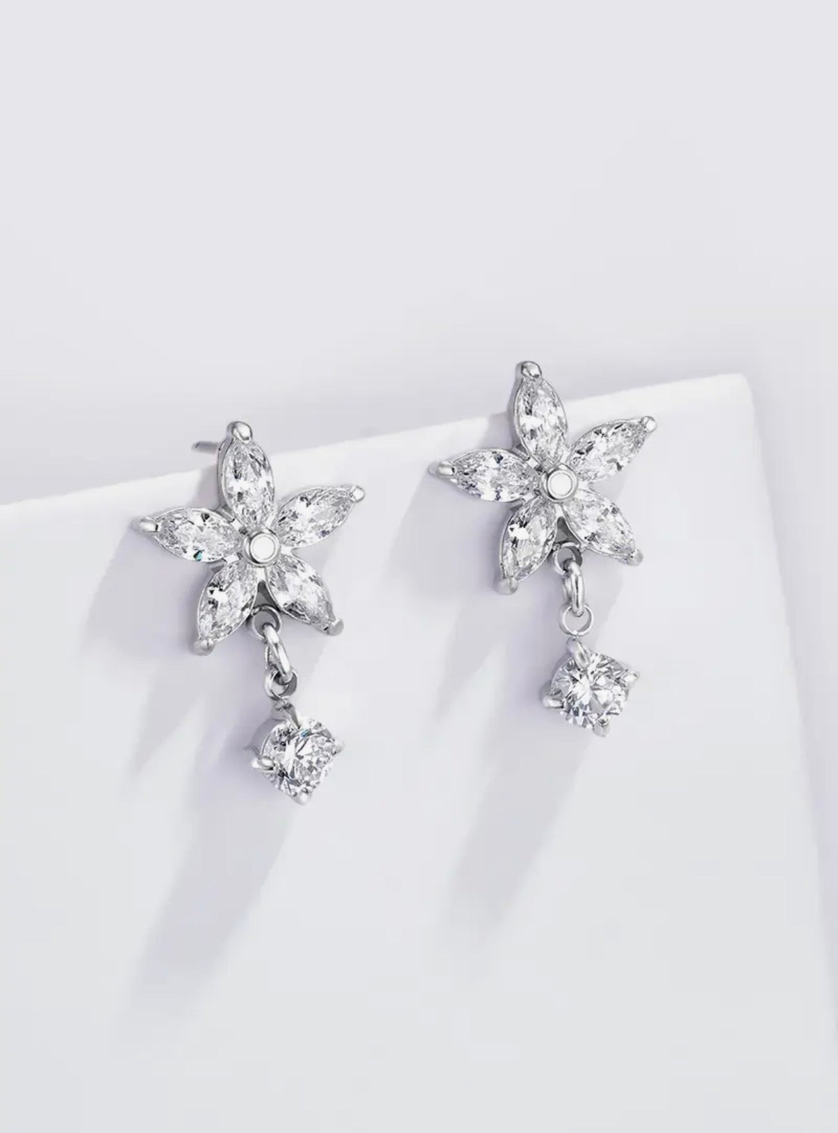 Boucles d’oreilles fleur