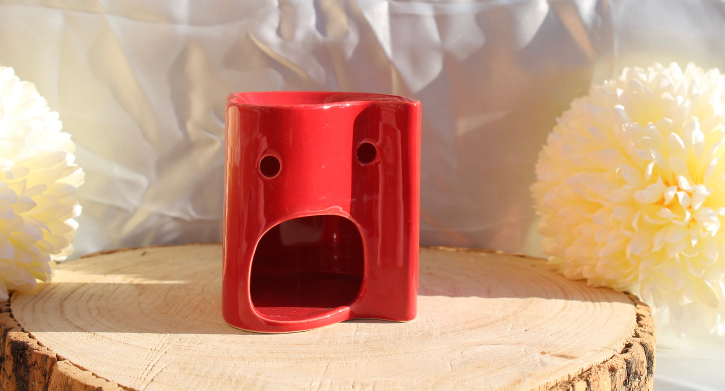 Brûleur en céramique rouge