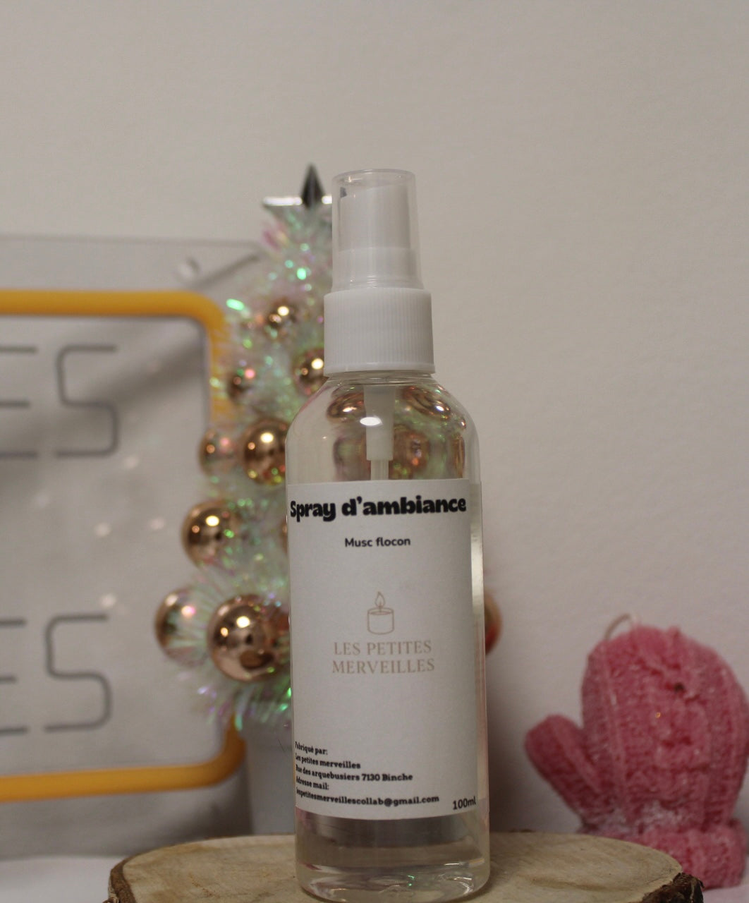 Spray d’ambiance musc flocon