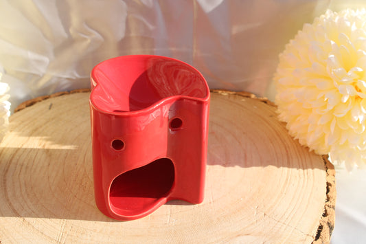 Brûleur en céramique rouge