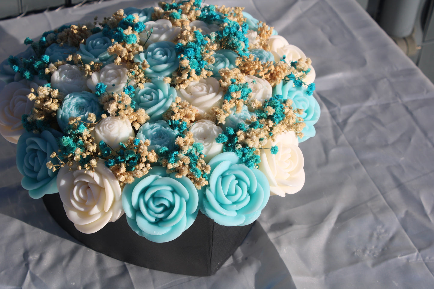 💎✨ Éclat Azur – Bouquet Floral Senteur Savon de Marseille ✨💎