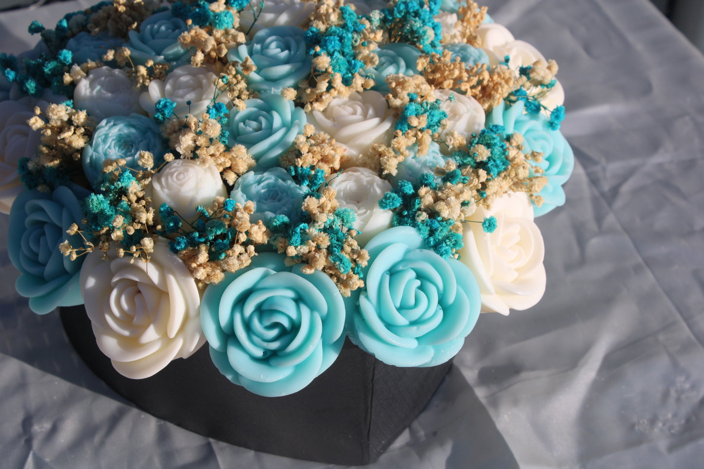 💎✨ Éclat Azur – Bouquet Floral Senteur Savon de Marseille ✨💎