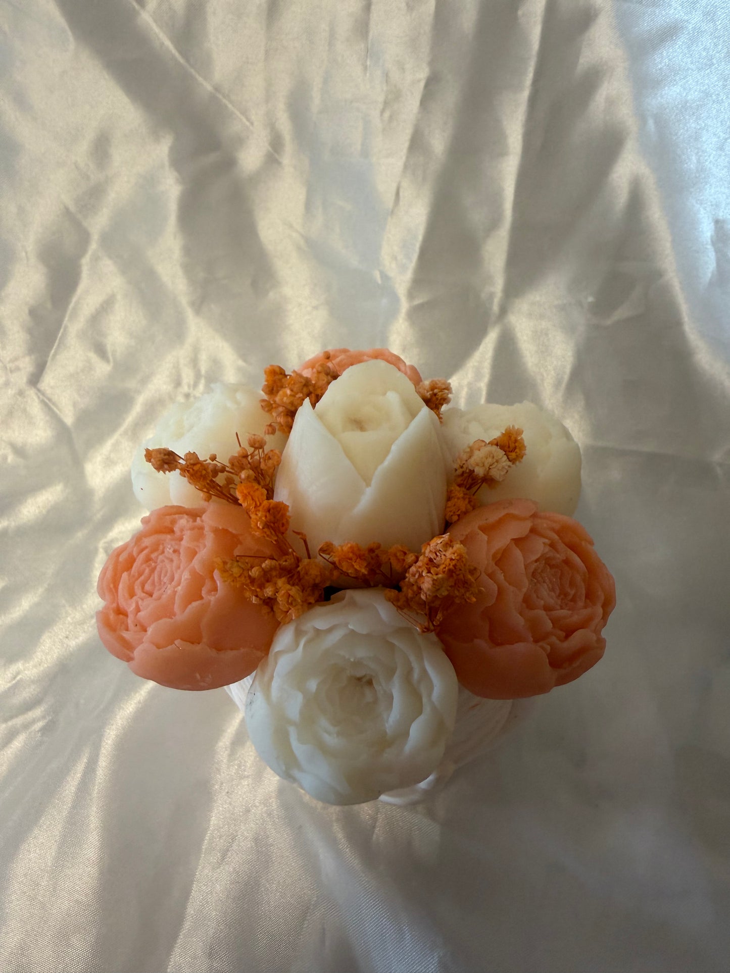 Bouquet orangé ( senteurs linge propre)